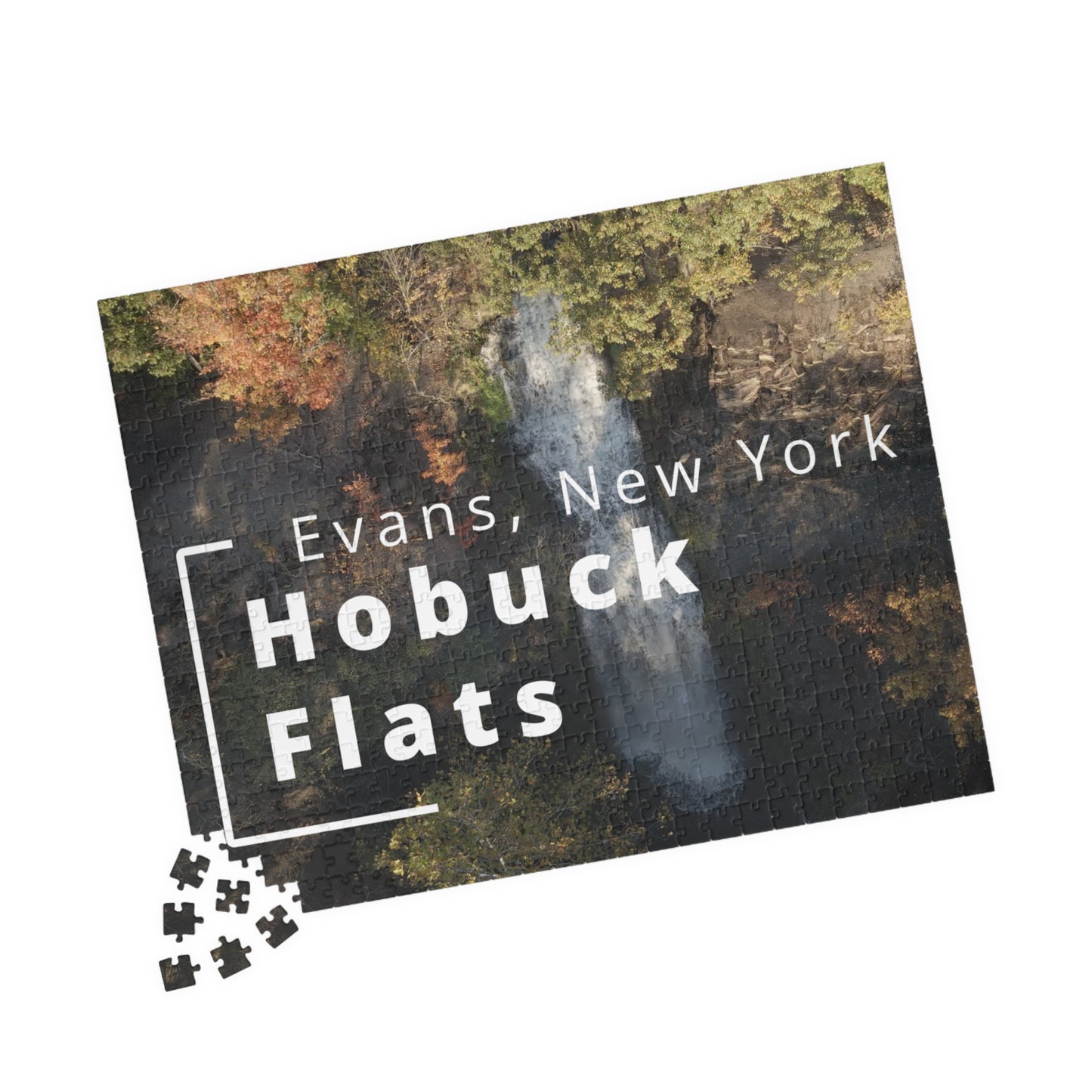 Puzzle | Town of Evans | Hobuck Flats Buttermilk Falls (110, 252, 520, 1014-piece)