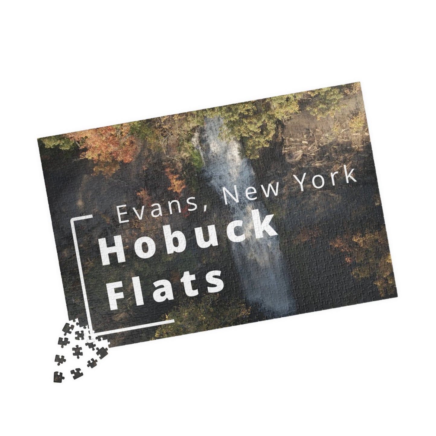 Puzzle | Town of Evans | Hobuck Flats Buttermilk Falls (110, 252, 520, 1014-piece)