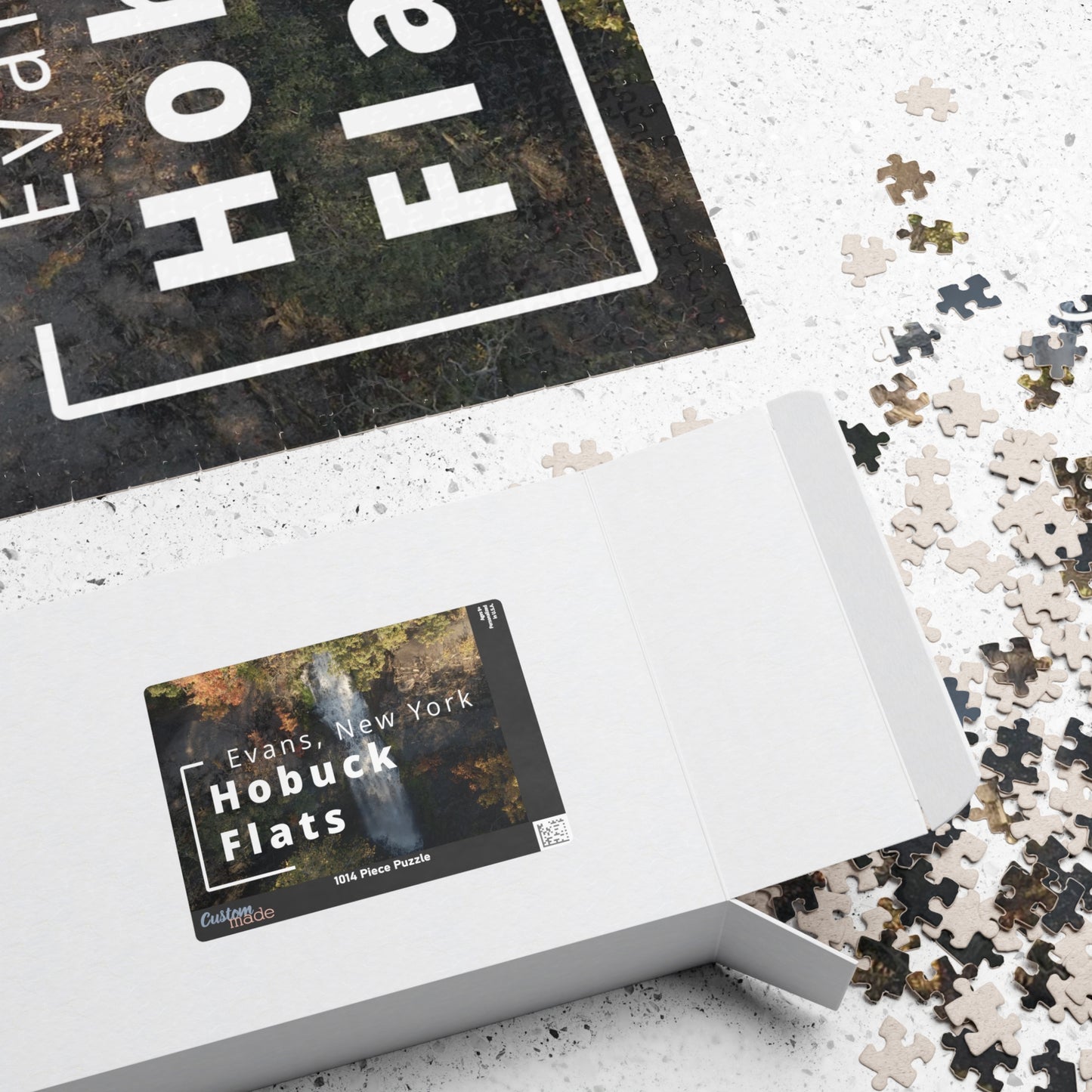 Puzzle | Town of Evans | Hobuck Flats Buttermilk Falls (110, 252, 520, 1014-piece)