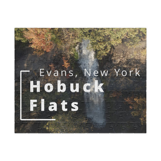 Puzzle | Town of Evans | Hobuck Flats Buttermilk Falls (110, 252, 520, 1014-piece)