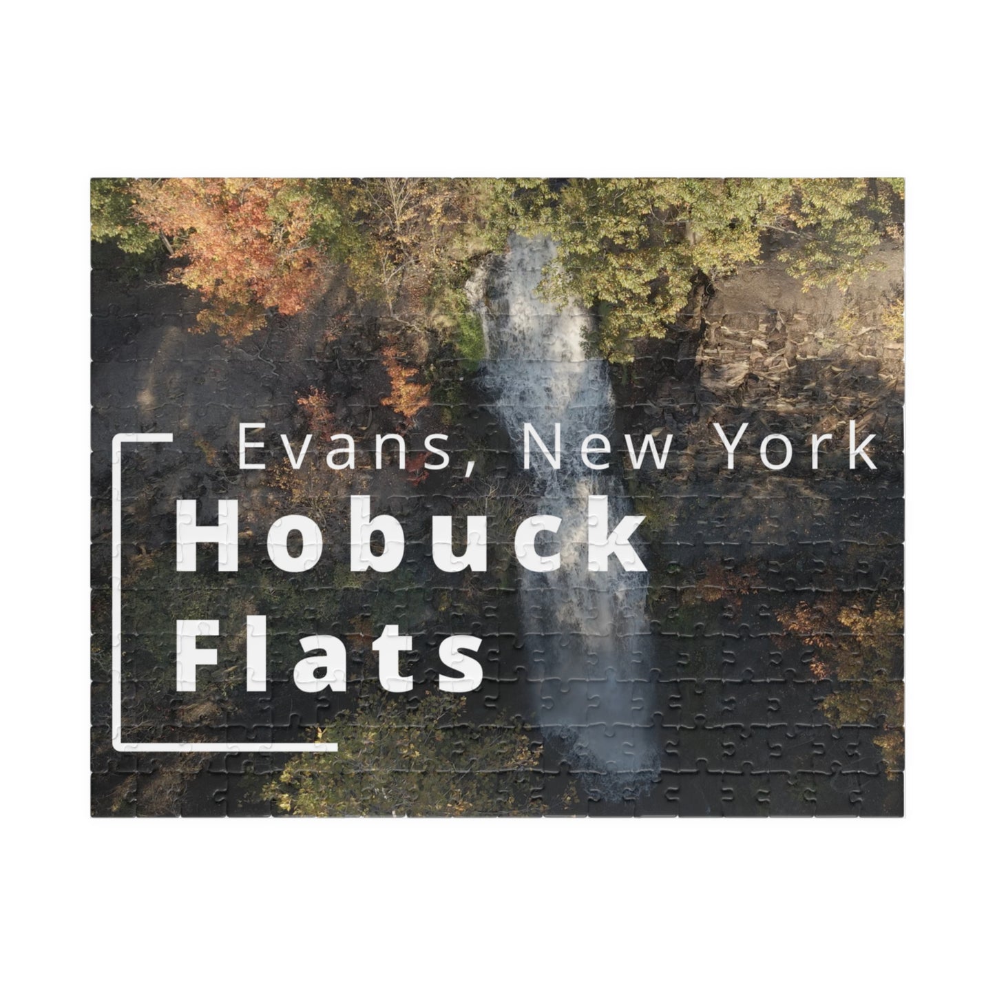 Puzzle | Town of Evans | Hobuck Flats Buttermilk Falls (110, 252, 520, 1014-piece)