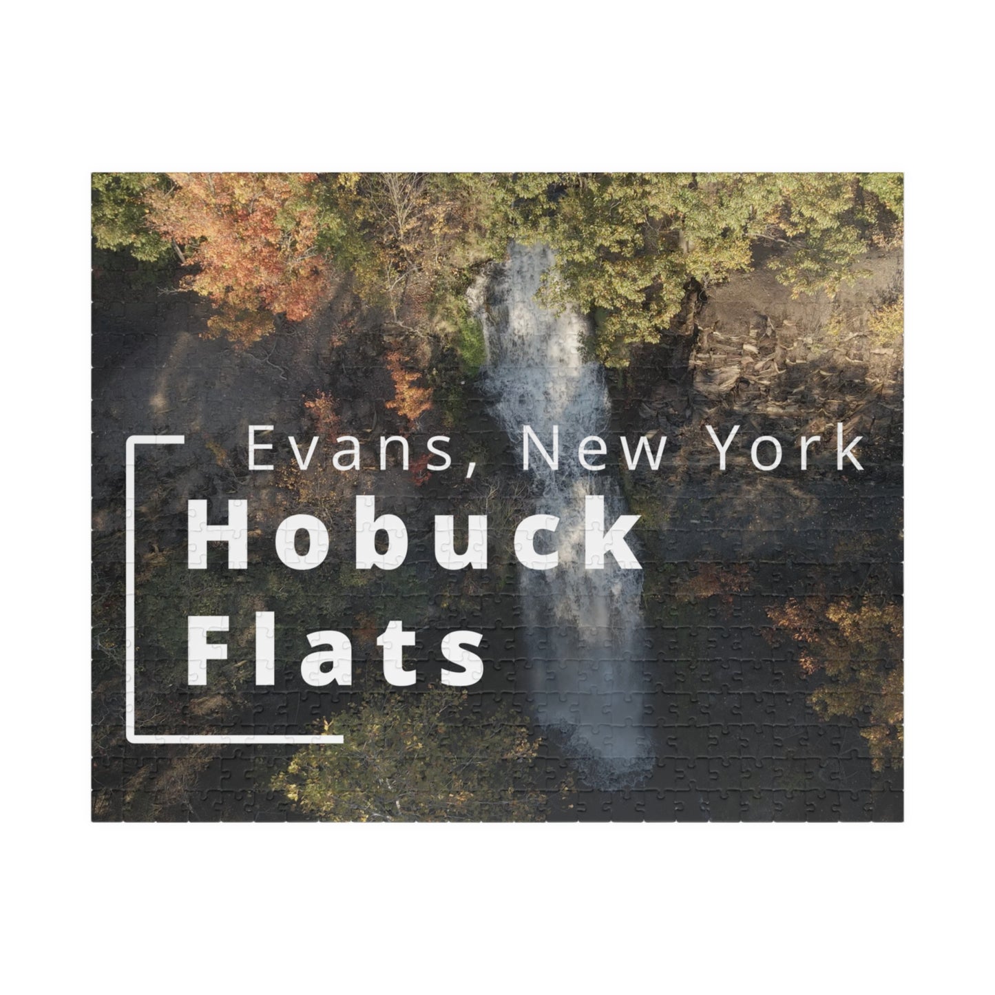 Puzzle | Town of Evans | Hobuck Flats Buttermilk Falls (110, 252, 520, 1014-piece)