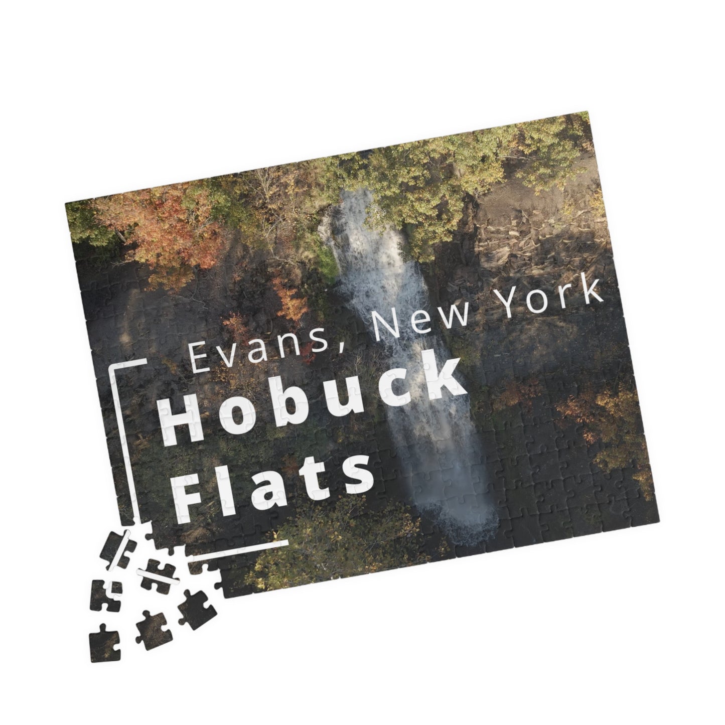 Puzzle | Town of Evans | Hobuck Flats Buttermilk Falls (110, 252, 520, 1014-piece)