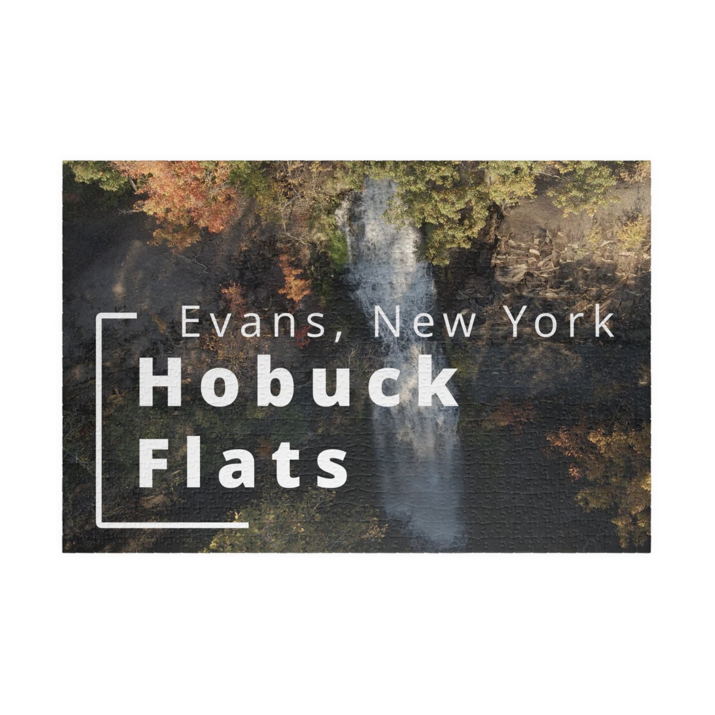 Puzzle | Town of Evans | Hobuck Flats Buttermilk Falls (110, 252, 520, 1014-piece)