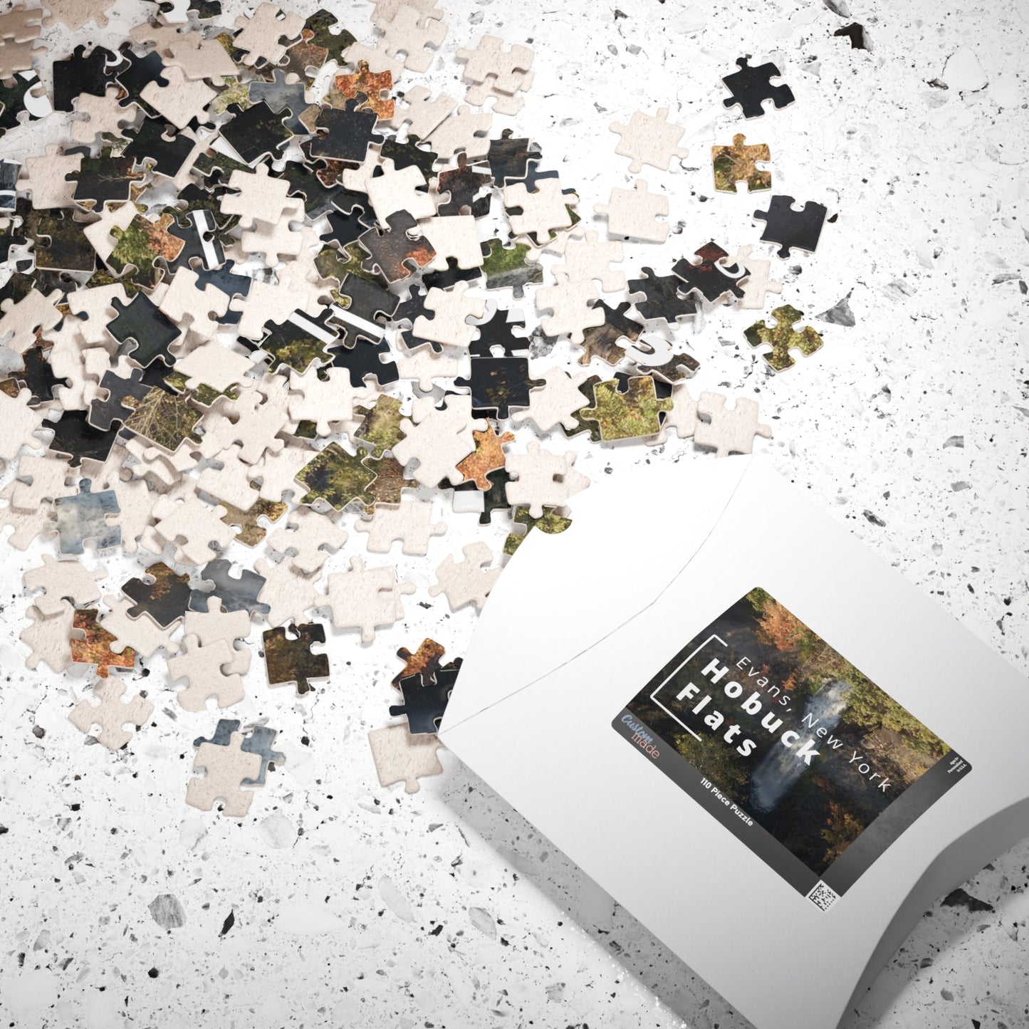 Puzzle | Town of Evans | Hobuck Flats Buttermilk Falls (110, 252, 520, 1014-piece)
