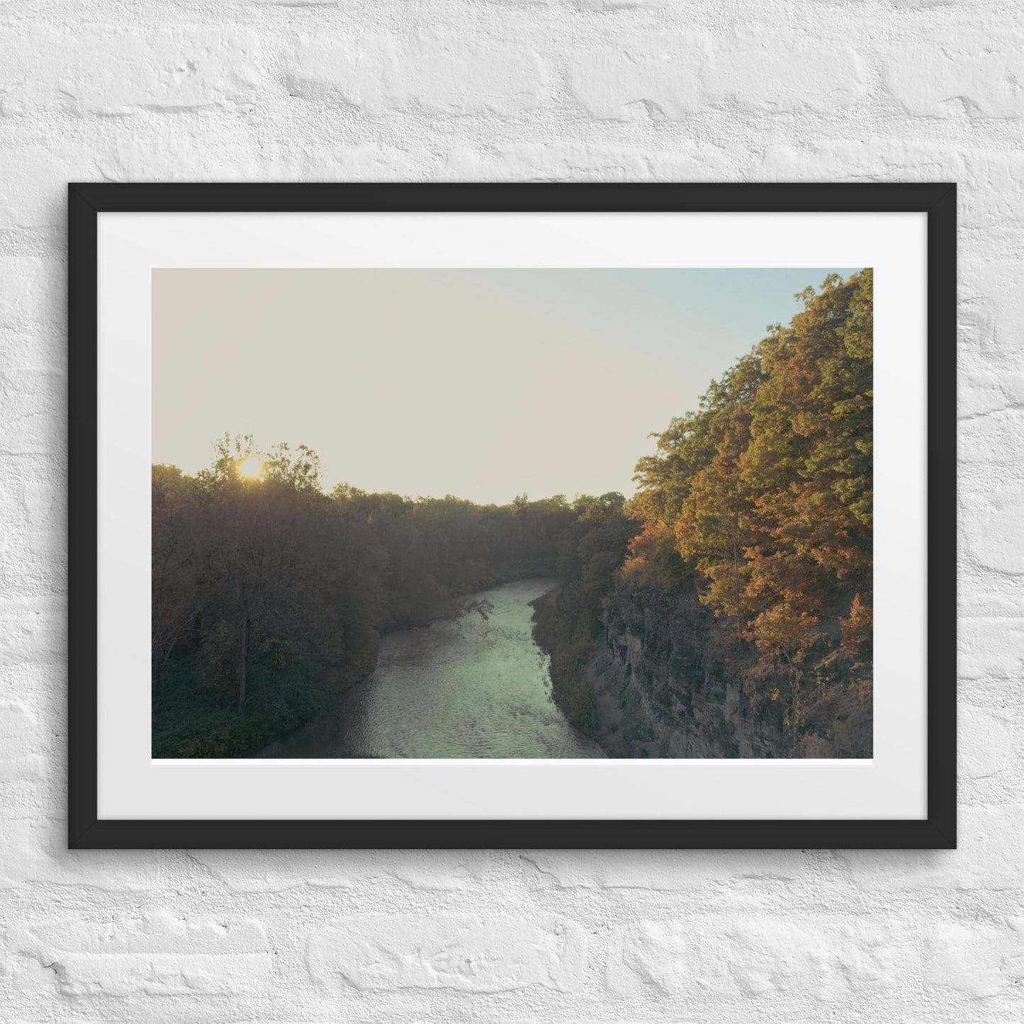 18 Mile Creek Framed Poster