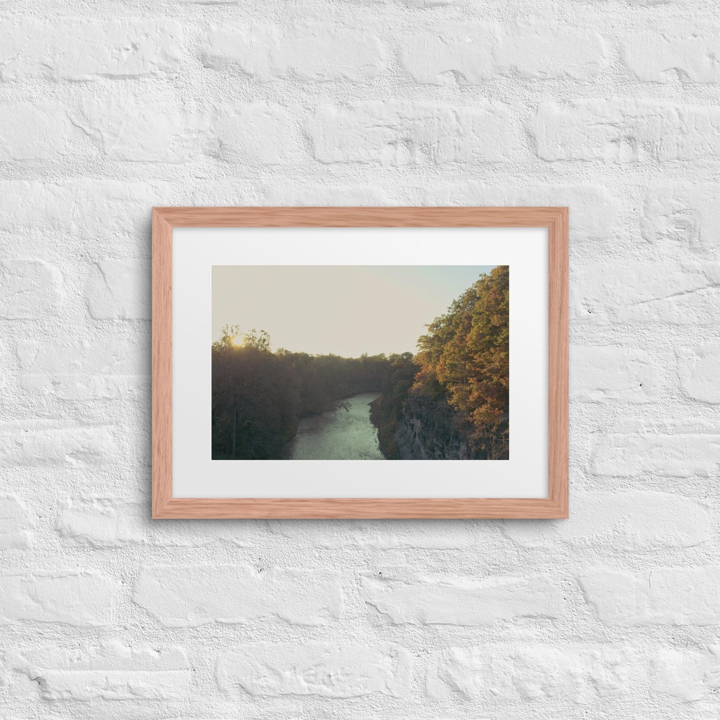 18 Mile Creek Framed Poster