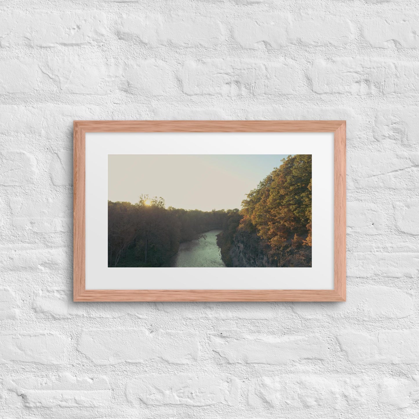 18 Mile Creek Framed Poster