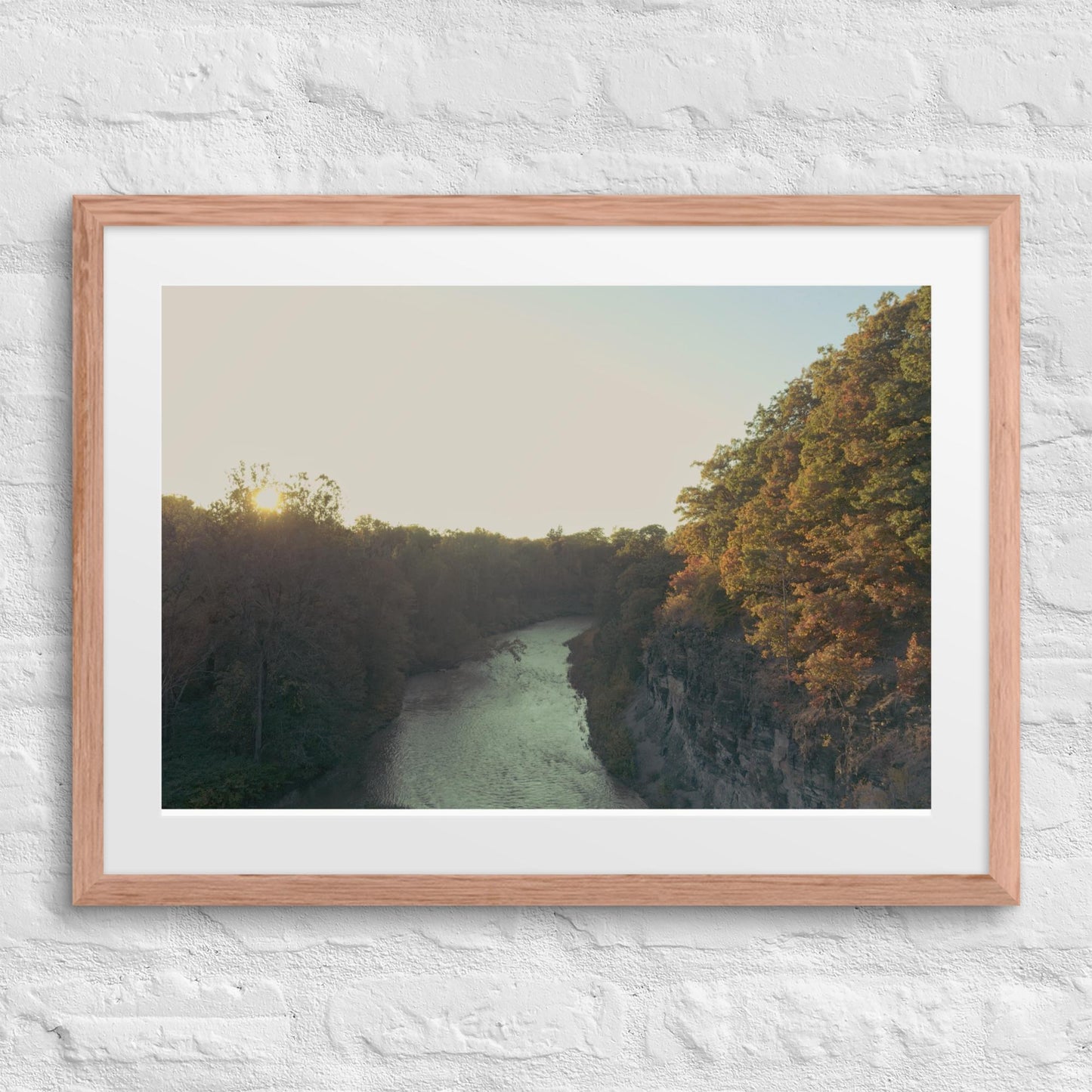 18 Mile Creek Framed Poster